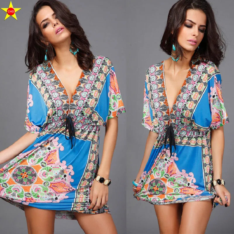 Kaleidoscope Mini Dress