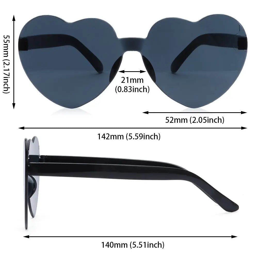 Lover Rimless Sunglasses