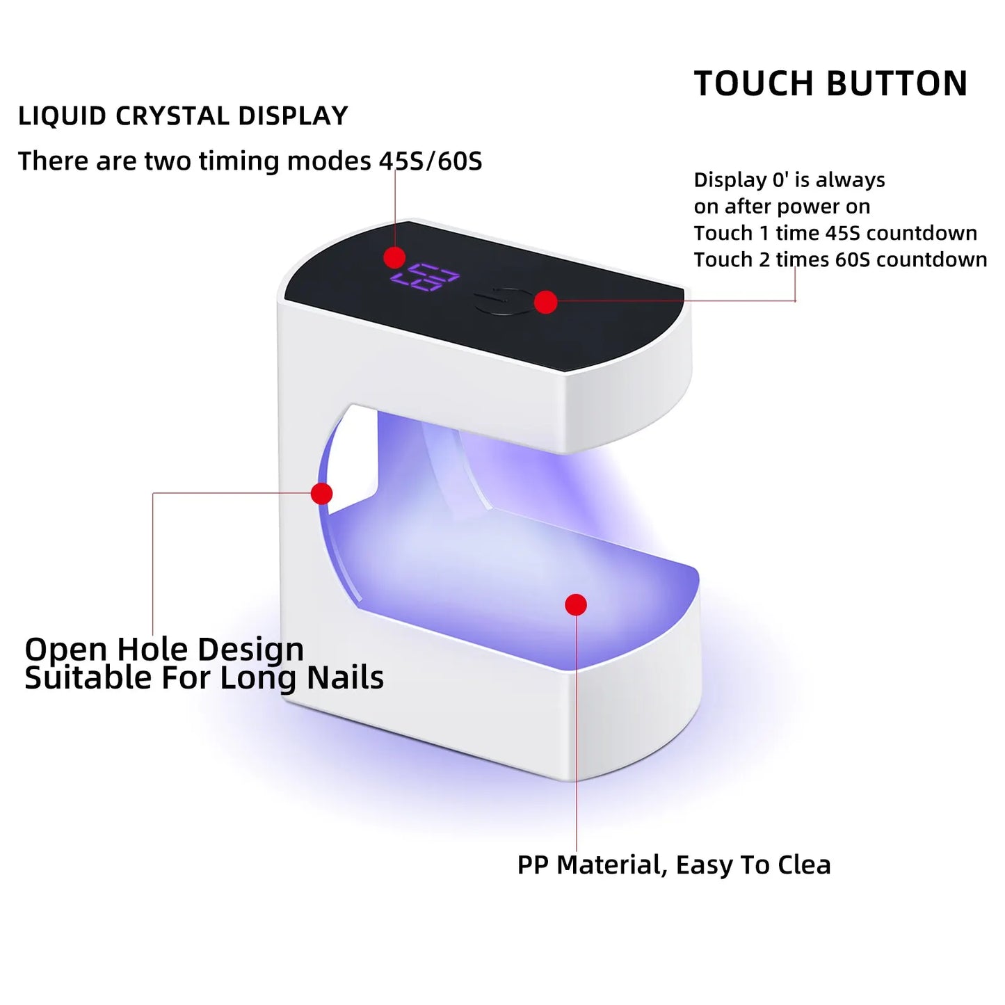 Mini LED Gel Drying Lamp