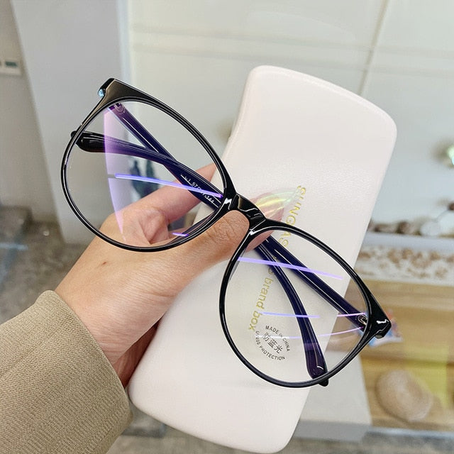 Transparent Computer Glasses (Anti Blue Light Round Eyewear )