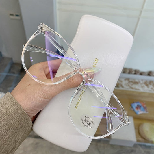 Transparent Computer Glasses (Anti Blue Light Round Eyewear )